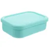 Stoviglie Scatola da pranzo in silicone Custodia portatile Bento per bambini Scatole per adulti da esterno Ufficio in gel di silice