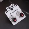 Jewelry Pouches 100Pcs Display Card Earrings Ear Studs Packing Hang Tag Rectangle Holder