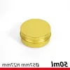 Gold Aluminum Containers Cosmetic Jars Tin for Lip Balm Cream Cosmetic Tea or Tobacco 5ml - 250ml Gcpvq