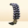 3 Strängar Natural 89mm Tahitian Black Pearl Armband W0126155656
