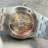 ZF Factory Watches 16202 39mm THK 8.1mmジャンボエクストラヒン50周年記念CAL.7121 ZF7121自動メンズウォッチブルーダイヤルステンレススチールブレスレットゲントリストウォッチ