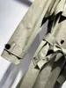 معاطف الخندق للسيدات معطف طويل من قطعتين مجموعة قابلة للفصل الأزياء العادية 2024 خريف 1106