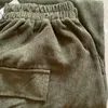 Women's Pants Capris Corduroy Women Pants Solid Color Autumn Spring Casual Pockets Elastic Waist Fashion Trouses Female YoYiKamomo 230422