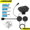 Motorcycle Intercom Walkie Talkie T2 Bluetooth 4.2 Helmet Headsets Headphone Bt Wireless Moto Stereo Interphone Hands With Reduction Dhqil