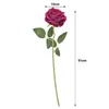 Fiori decorativi 1 pezzo di bella seta artificiale di rose lunghe bouquet organizzare piante finte regali di San Valentino per la decorazione domestica di nozze