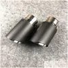 Terminale di scarico per tubo di scarico in acciaio inossidabile lucido per Akrapovic Coda in carbonio Tipsone Pz Consegna di goccia Cellulari Parti di motocicli Sys Dh9Uo