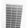 Window Stickers 3Size Silver Color Custom Name Gray Waterproof Personal Office Supplies Tag Labels Children Scrapbook School Stationery