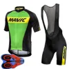 MAVIC Team Bike Cyclisme Maillot à manches courtes Cuissard Set 2021 Été Séchage rapide Hommes VTT Vélo Uniforme Kits de course sur route Outdoor296m