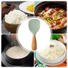 Spoons Rice Spoon PaddlePaddle Paddle Plastic Non Stick White Cooking Scoop High Professional Potato Server Spatul