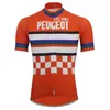 2022 peugeot retro camisa de ciclismo verão manga curta bicicleta wear estrada mtb vestuário206r