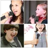 الميكروفونات 3 أجهزة كمبيوتر محاكاة ميكروفون Toddler Todys Parts Props Kids Karaoke MICs محاكاة Cosplay Playthings ABS