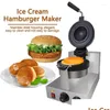 Broodbakmachines Ufo Burger Hine Wafelijzer Ijs Hamburger Maker 110V 220V Gelato Panini Elektrische Drop Delivery Huishoudelijke apparaten Dho75