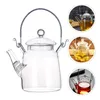 Dinnerware Sets Stainless Steel Kettle Flower Teapot Brewing Glass Delicate Miss