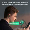 Öronsnäckor Nya trådlösa hörlurar för sport H PlayTime Buller -avbrytande headset med Earhooks och inbyggt MIC HI FI Stereo Eadset i
