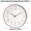 12 cali zaokrąglenia cyfrowa skala ścienna zegar ścienny 3D Ściany sypialni zegary Salle Zegary domowe wystrój wiszące uderzenie VTMEB12053026