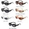 Güneş gözlükleri shauna vintage kedi gözü kadınlar güneş gözlüğü moda marka tasarımcısı gradyan tonları uv400 erkek oval şampanya güneş gözlükleri j230422