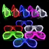 Party Decoration 5PCs/set Luminous Light Glasses Led Neon Flashing Fluorescent Glow Night Bachelor Birthday Decor