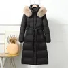 デザイナーノースフェイスメンズの膨らむジャケット長いパーカー冬の濃い温かいコート女性風の刺繍文字屋外
