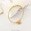 Bangle Arrival Gold Color Baby Bracelets & Bangles Jewelry Girls And Boys Birthday Gift