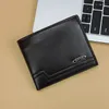 Wallets PU Leather Foldable Credit ID Cards Holder Zipper Bag Inserts Pictures License Coin Dollars Multifunction Purses Wallet