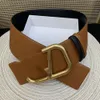 Valenti No Belt Designer Top Quality Women's Two-layer Leather Belt V-shaped Buckle With Skirt Windbreaker Simple Decoration Waist Closure Waist Belt Width 7.0cm