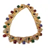 Ожерелья с подвесками для тяжелой промышленности Чжунгу, рубиновое и изумрудное ожерелье с ретро-орнаментом