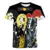 Męskie koszulki soul eater tshirts anime manga 3D print streetwear men kobietom swobodne modne mody ponad dużą koszulę harajuku koszulki dla dzieci topy ubranie Z0421