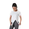 BL ample smock haut de sport costume de yoga léger pour femme respirant course minceur T-shirt à manches courtes grand costume de fitness BJ