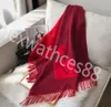 Women's Winter Warm Scarf Double sided Designer Scarf Comfortable feel Christmas gift giving Golden Thread Square Scarf Luxury Classic