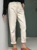 Damesjeans Hoge taille Dames Koreaanse mode Dame Negenpunts rechte broek Denim broek Vrouwelijke vintage streetwear Y2k Baggy