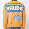 Pulls pour hommes Sweats à capuche en coton Lettre blanche Bleu Jaune Rouge Stripe Noir Gardez au chaud Oversize O-Cou Haute Qualité Manteau Hommes Femmes Manches longues T231122