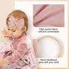 إكسسوارات الشعر 3pcs/Lot Chic 4 "الكورية المخملية بحار القوس Baby Nylon Babyband Boutique مصنوعة يدويًا DIY.