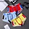 Underbyxor 3st/lot män trosor bomull underkläder boxare trosor herr mode delfin boxershorts trender ungdomar personlighet underbyxor homme y23