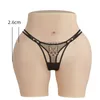 Forme mammaire YUERUGOU Silicone réaliste vagin culotte transexuelle crossdresser chatte pantalon transgenre artificiel faux sous-vêtements rehausseur hanche 231121