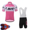 BIC Team Bike Cycling Short sleeve Jersey bib Shorts Set 2021 Summer Quick Dry Mens MTB Bicycle Uniform Road Racing Kits Outdoor S277J