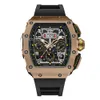 Richarmiles Swiss Luxury Watches Relógio masculino com calendário design quadrado automático ou masculino relógios personalizados originais Montres De Luxe 23J0