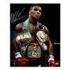 Mike Tyson gesigneerde riemen close-up Pograph schilderij Poster Print Home Decor ingelijst of ingelijste Popaper Material2900