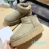 Classic Ultra Mini Platform Boot Tasman Snow Boots Tofflor Suede Wool Comfort Winter Ankle Booties For Middle Boot