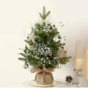 Christmas Decorations Tree Rotating Music Box LED Light Shining Toys Creative Gift For Children Boys And Girls