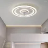 Ventilateur de plafond intelligent tout-en-un, lumière double tour, adapté à la chambre à coucher, à la chambre d'enfant, vente en gros