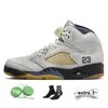 2024 AJ5s Plaid J5s Jumpman 5 Basketball shoes 5s Women Mens Trainers Midnight Navy Photon Dust Lucky Green Olive Sail Black Muslin Platform Outdoor Sports Sneakers