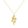 Roxi Fine 14 Karat Jewelry Fashion Snake Snake Charm Gold Filler Necklaces for Women