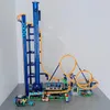 창조적 인 아이디어 블록 모터 세트없이 Fairground 루프 코스터 조립 퍼즐 모델 빌딩 블록 벽돌 장난감 10303과 호환됩니다.