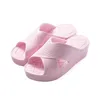 Slippers 2023 Zomer Schoenen Vrouwen Dikke Platform Cloud Antislip Muilezels Slides Strand Slippers Eva Zachte Dames Wig sandalen