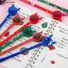 4Pcs Cute Christmas Pailletten Neutral Stift 0,5 mm Schwarze Tinte Cartoon Kreative Geschenke Schreibwaren Schreibwerkzeug Signatur