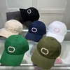 Yüksek kaliteli beyzbol kapakları moda mektubu sunhats bayanlar lüks casquette sportif kapaklar yürüyüş şapkaları unisex top şapkası 6 renk