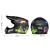 Caschi moto Dirt Bike Capacete De Moto Casco W/Free 3 Gift Casco integrale professionale Racing ATV Cross DH