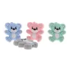 Jouets de dentition pour bébé QHBC Hug Bear 20pcs Silicone Animal Perles de dentition pour bébé sans BPA de qualité alimentaire né à mâcher sucette chaîne dent jouet accessoires 230421