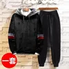 Mens Tracksuits Tracksuit Primavera Outono Moda Casual Jaqueta De Veludo De Ouro e Calças Twopiece Set Alta Qualidade Terno Masculino 231122