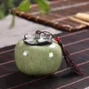 Storage Bottles WHYOU Chinese Retro Tea Can Ceramic Jars Accessories Creative Tomato Birthday Business Gift Decoration